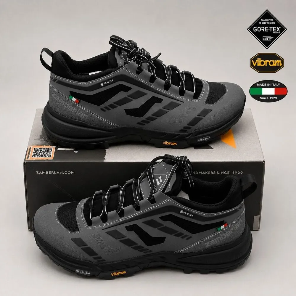 Zamberlan 220 Anabasis GTX Short Hiking Shoes Men’s Italy Vibram EU 45 US 10.5